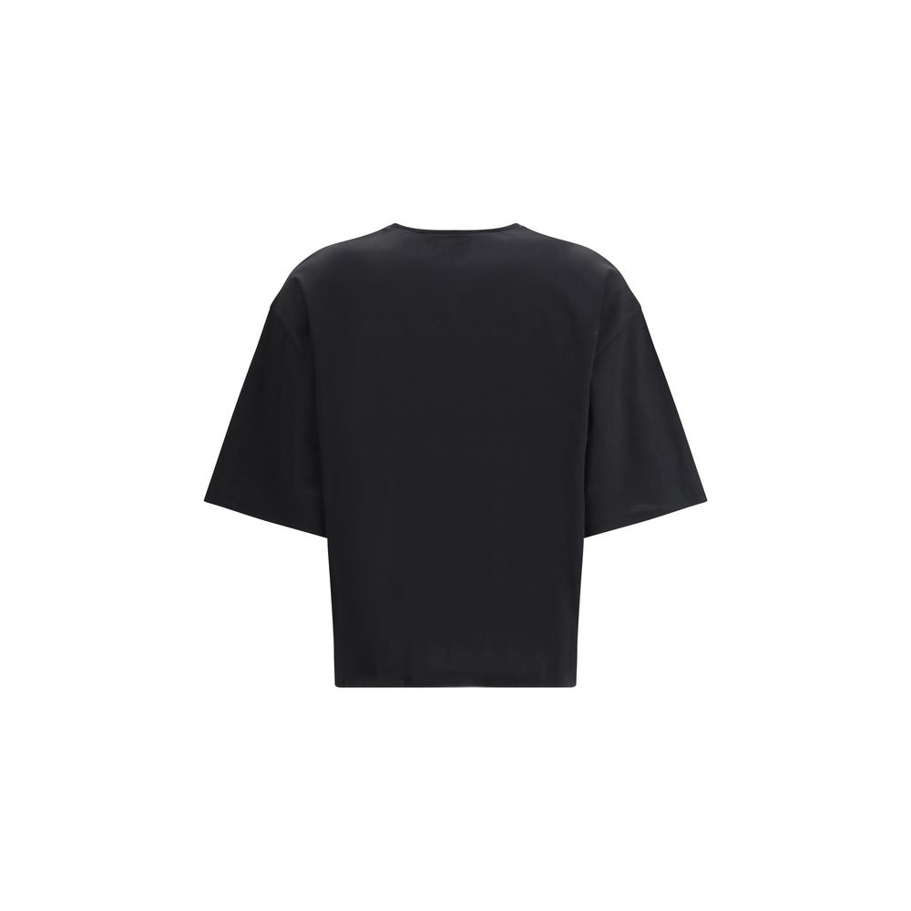 Black Cotton T-Shirt - ventzia