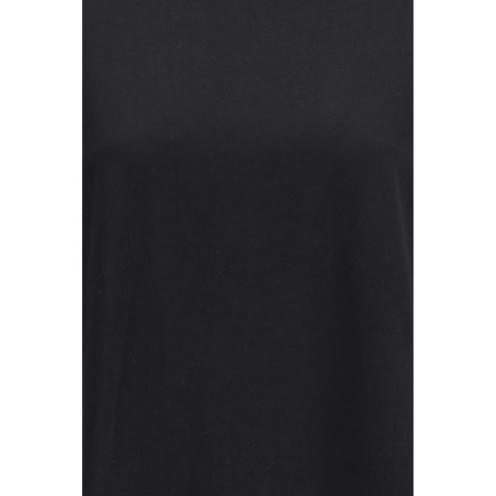 Black Cotton T-Shirt - ventzia