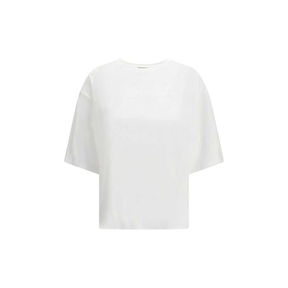 White Cotton T-Shirt - ventzia