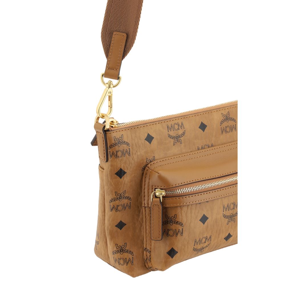 Brown Calf Leather Bos Taurus Shoulder Bag - ventzia