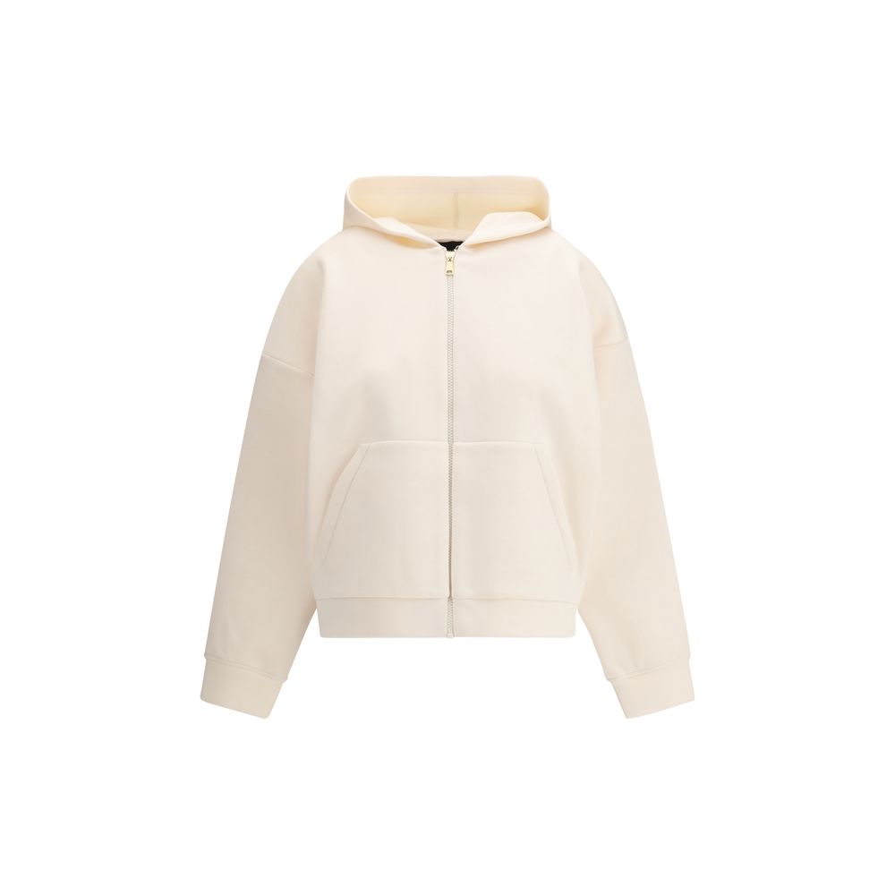White Modal Sweatshirt - ventzia