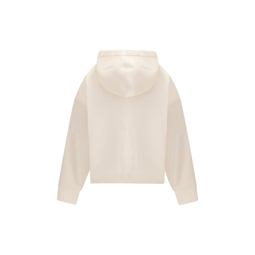 White Modal Sweatshirt - ventzia