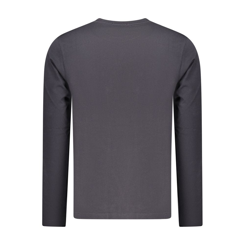 Blue Cotton Men T-Shirt - ventzia