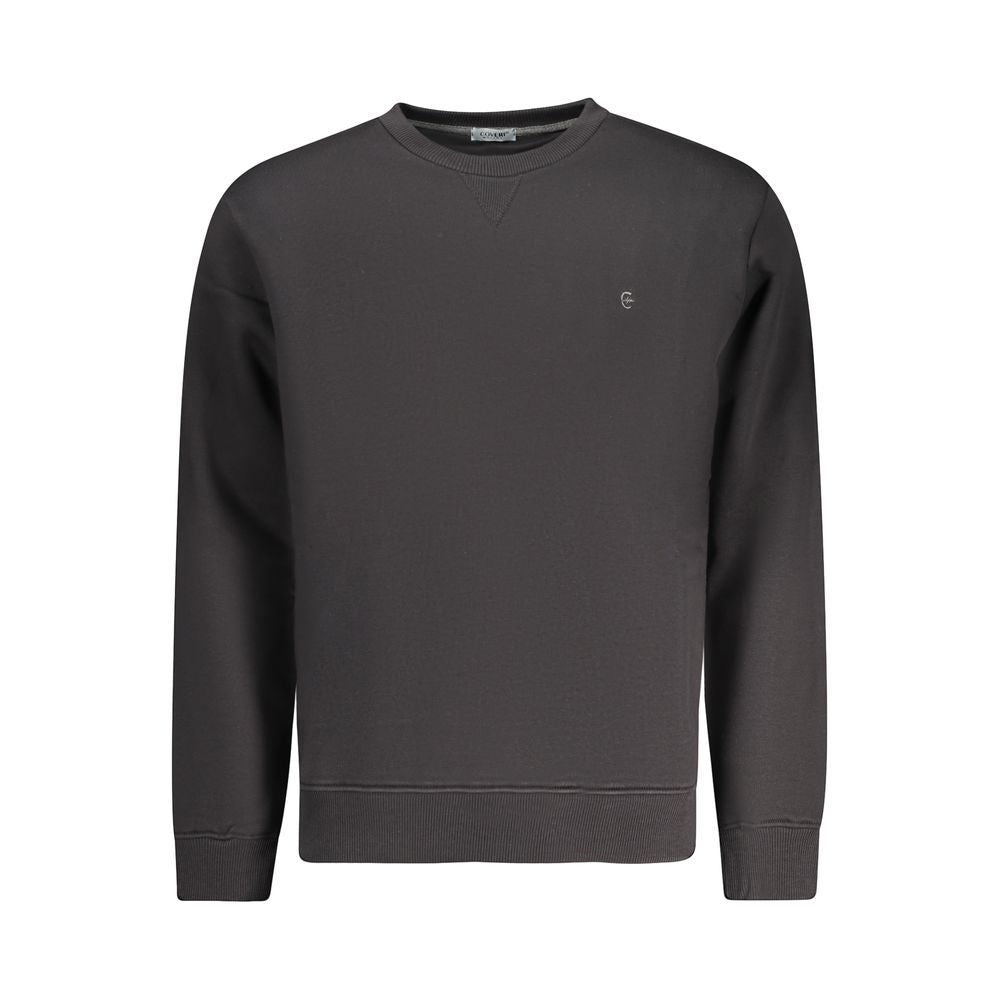 Black Cotton Men Sweater - ventzia