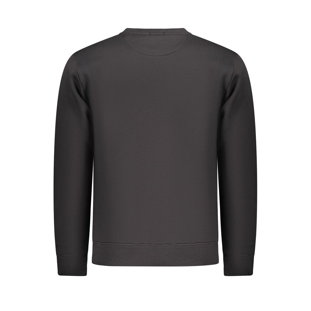 Black Cotton Men Sweater - ventzia