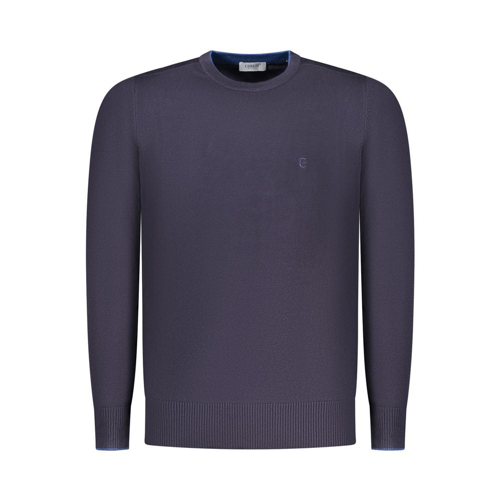 Blu Viscosa Uomo Maglia - ventzia