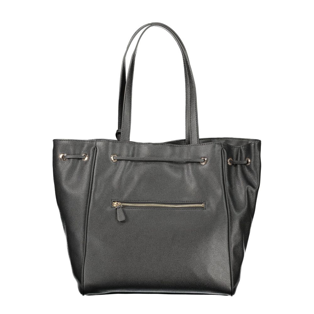 Nero Poliuretano Women Handbag - ventzia