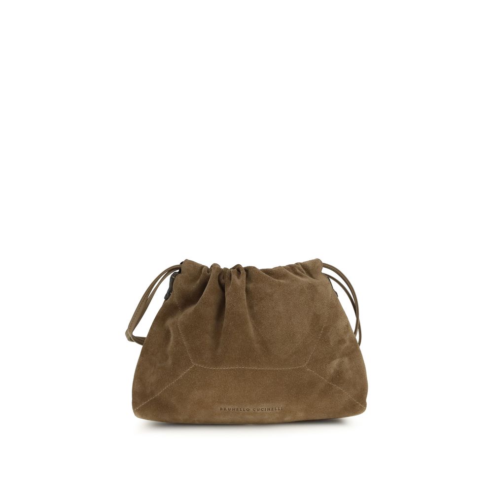 Brown Calf Leather Bos Taurus Clutch Bag - ventzia