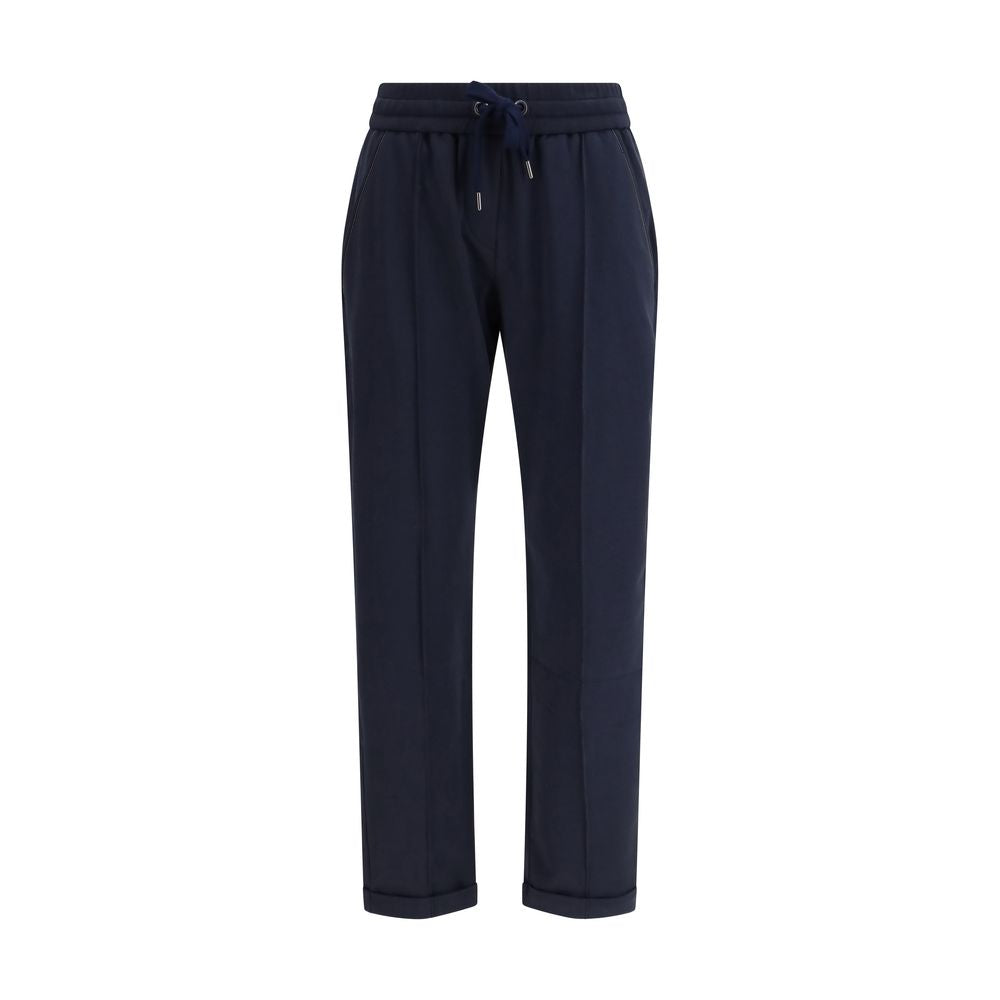 Blue Cotton Joggers (Workout Pants) - ventzia