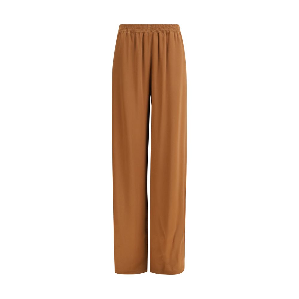 Beige Viscose Casual Pants - ventzia