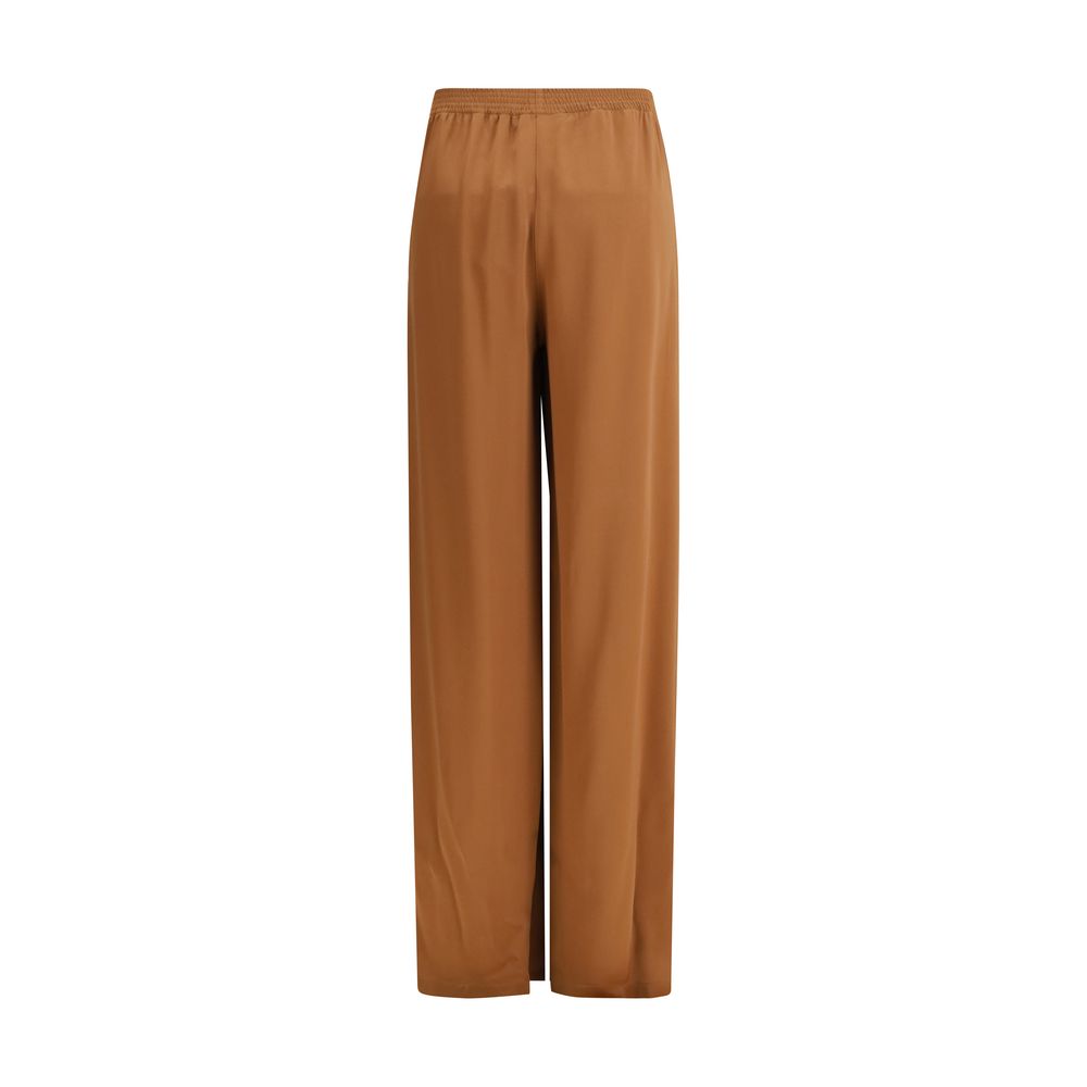 Beige Viscose Casual Pants - ventzia