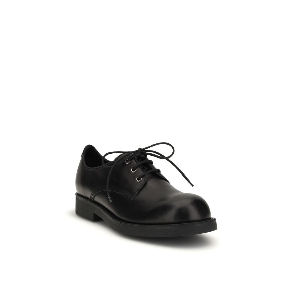 Black Calf Leather Bos Taurus Oxfords And Derbies - ventzia