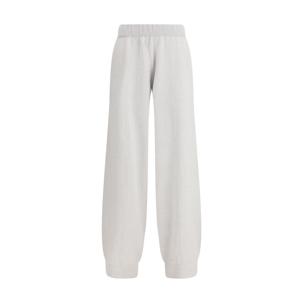 Gray Fleece Wool Casual Pants - ventzia