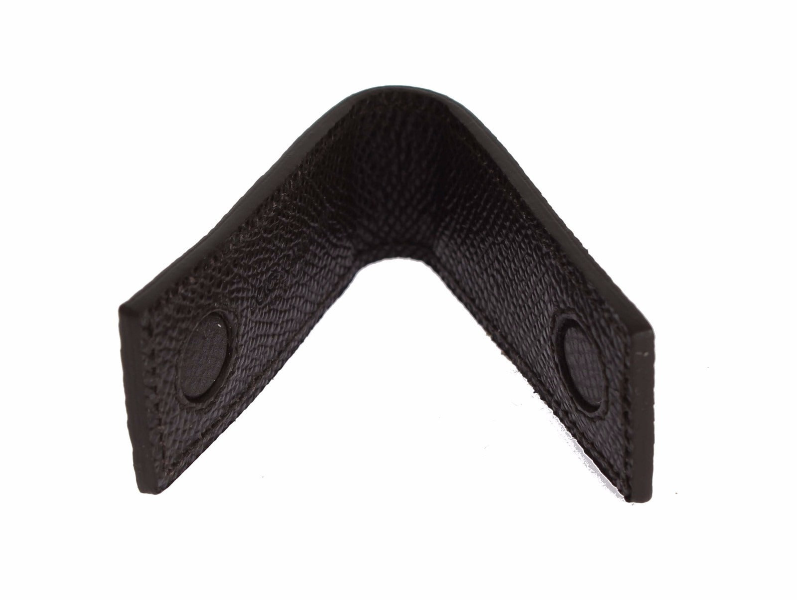 Brown Leather Magnet Mens Money Bar Clasp Money Cash Clip - ventzia