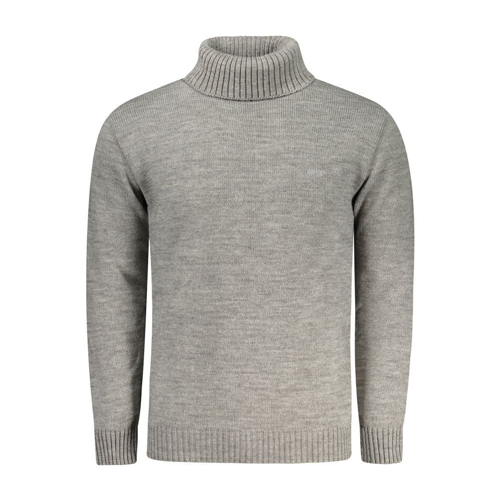 Grigio Acrylic Men Sweater - ventzia