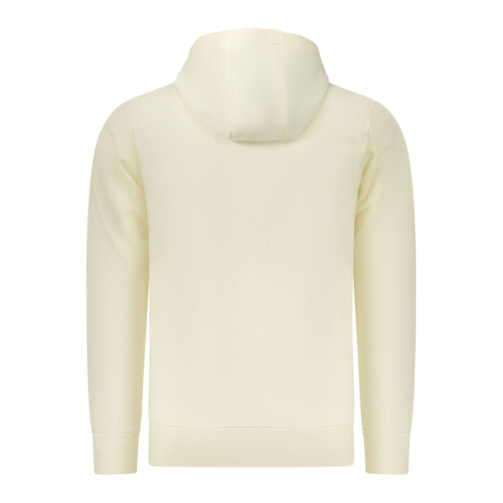 White Cotton Men's Sweatshirt - ventzia