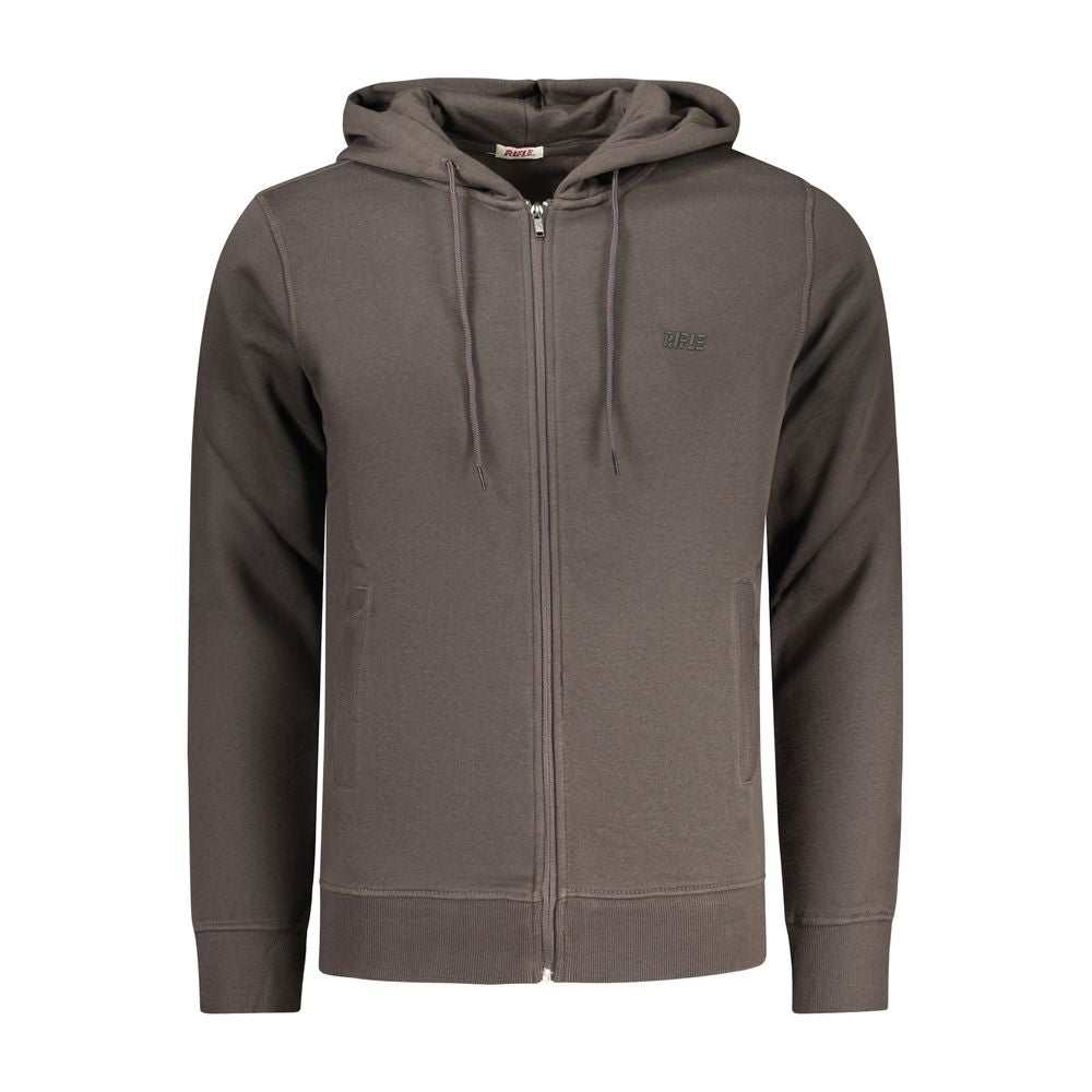 Grigio Cotton Men's Hoodie - ventzia