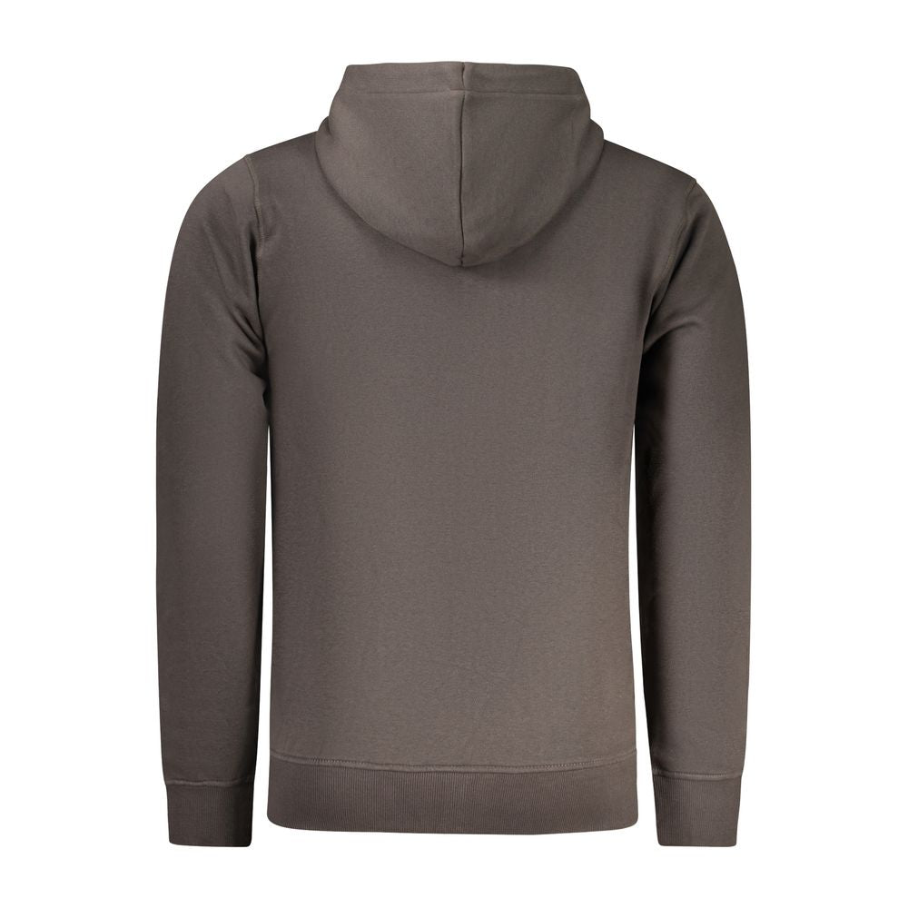 Grigio Cotton Men's Hoodie - ventzia