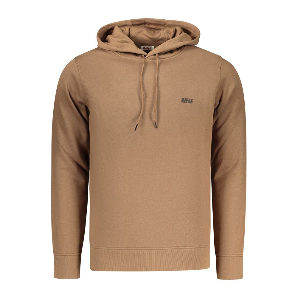 Marrone Cotton Men Sweatshirt - ventzia