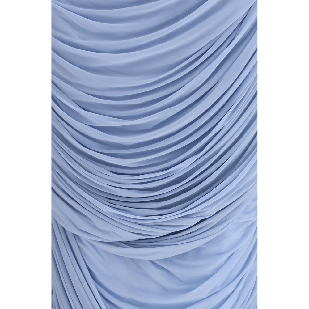 Blue Copper Midi Skirt - ventzia