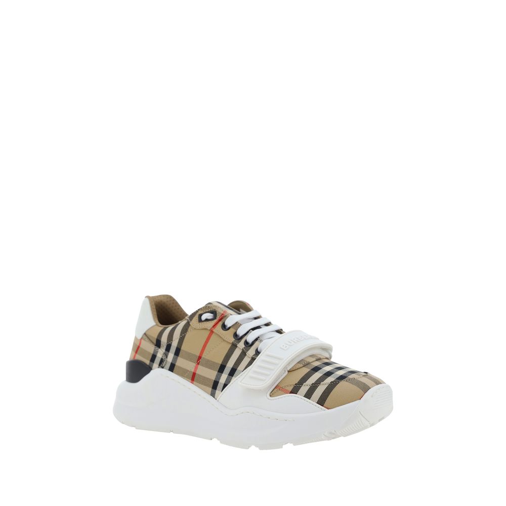 Beige Rubber Athletic Sneakers - ventzia