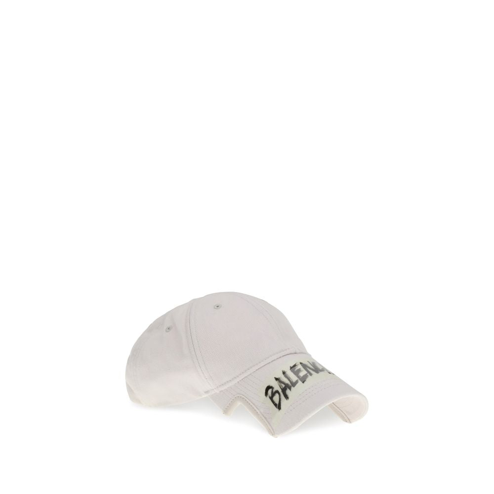 White Cotton Cap (Baseball Hat) - ventzia