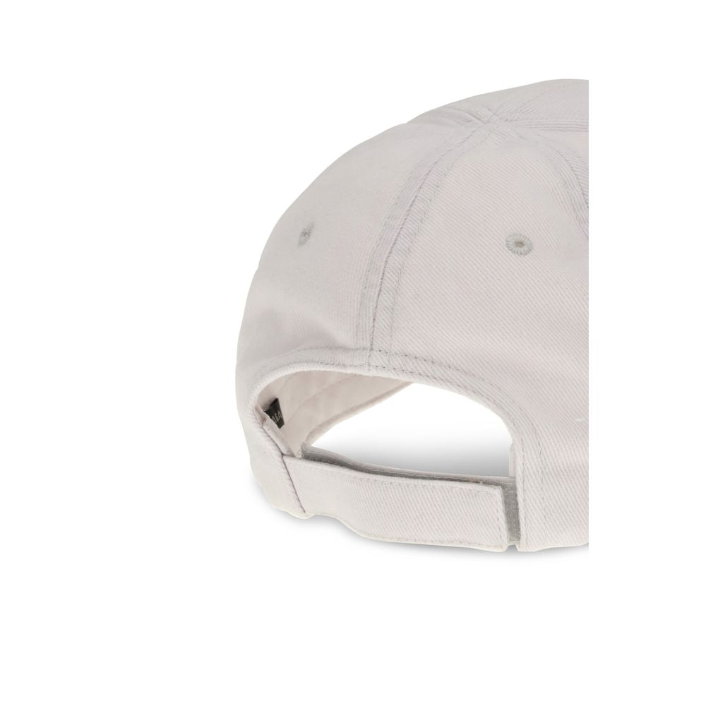 White Cotton Cap (Baseball Hat) - ventzia