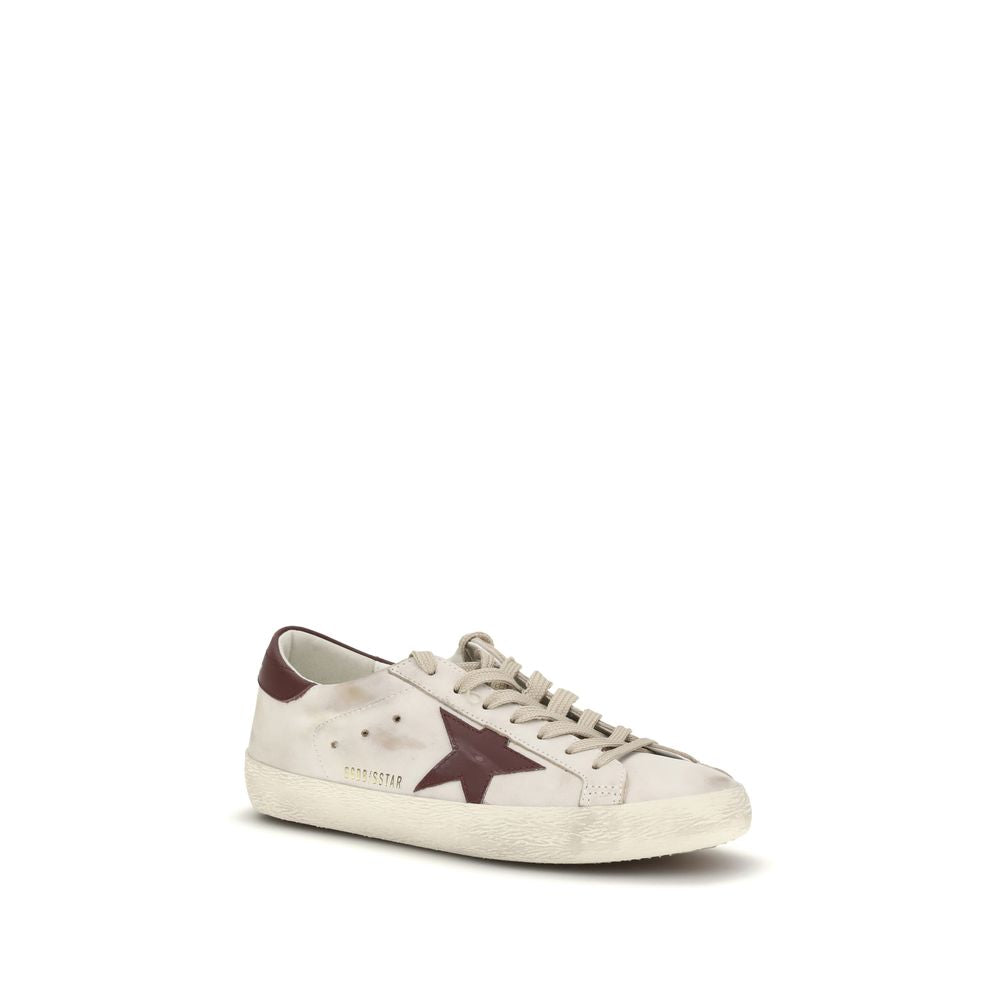 White Calf Leather Bos Taurus Sneakers - ventzia