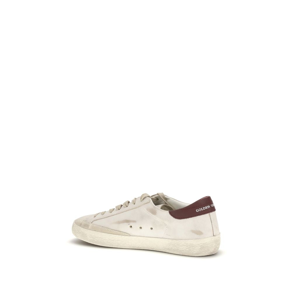 White Calf Leather Bos Taurus Sneakers - ventzia
