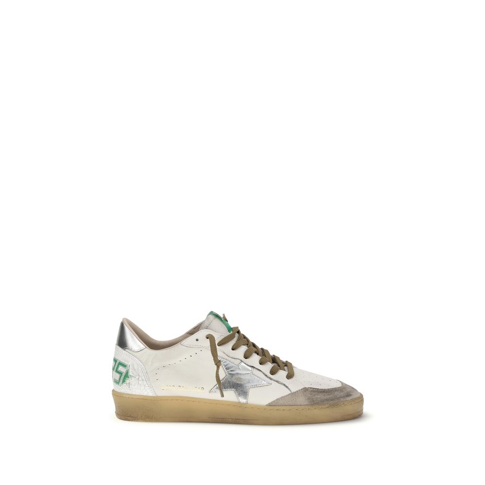 White Calf Leather Bos Taurus Low Top Sneakers - ventzia