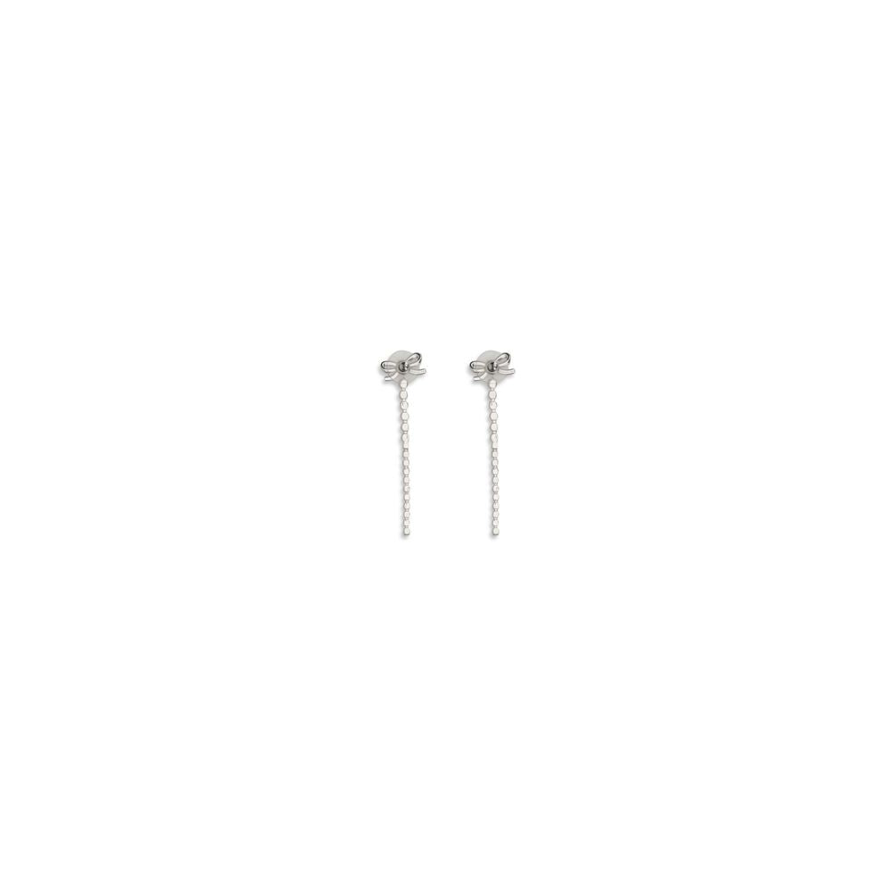 Silver Brass Earrings - ventzia