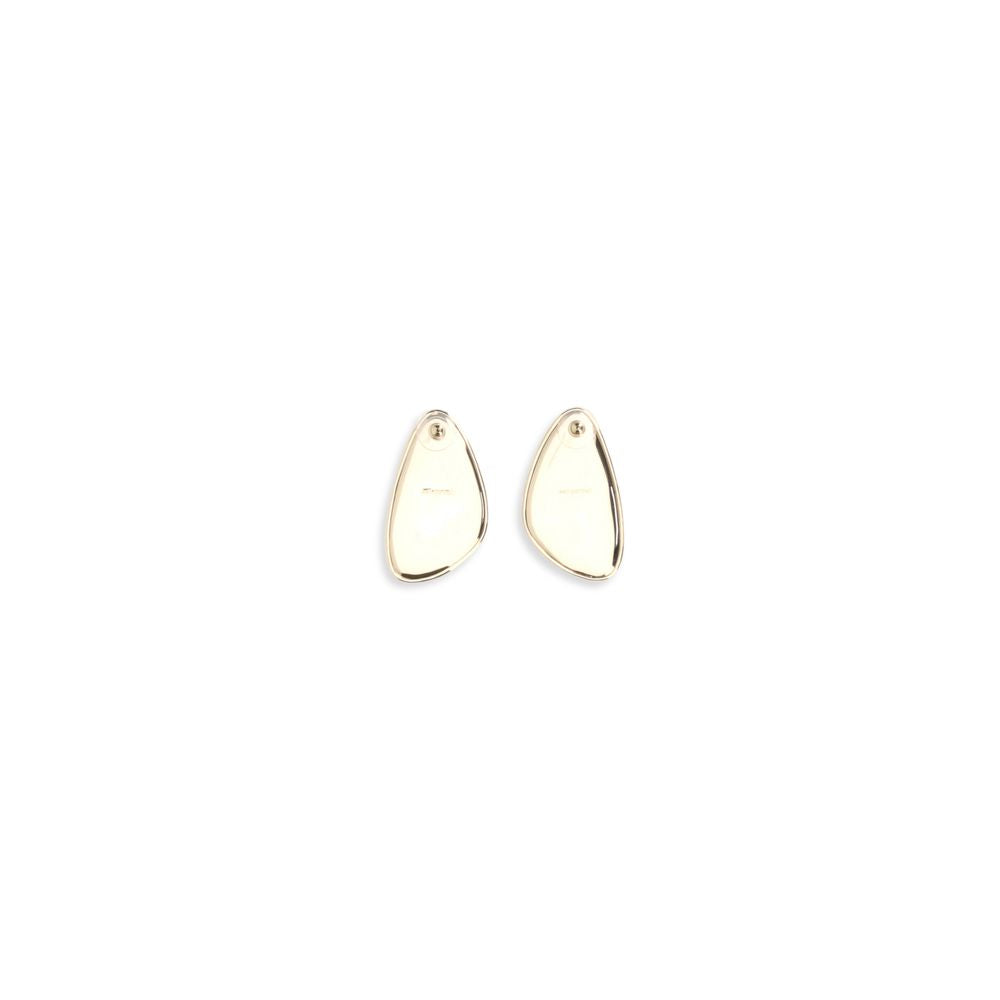 Gold Brass Earrings - ventzia