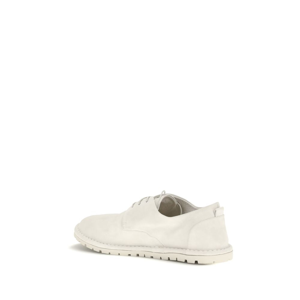 Beige Calf Leather Bos Taurus Oxfords And Derbies - ventzia