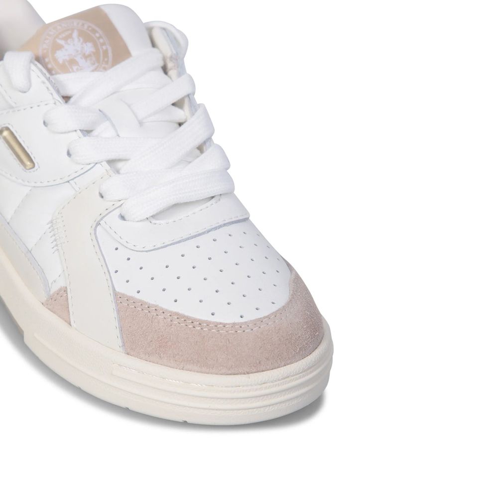 White Calfskin Sneakers - ventzia