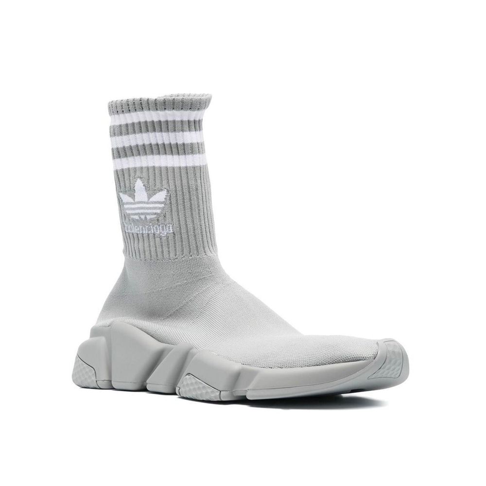 Gray Nylon Athletic Sneakers - ventzia