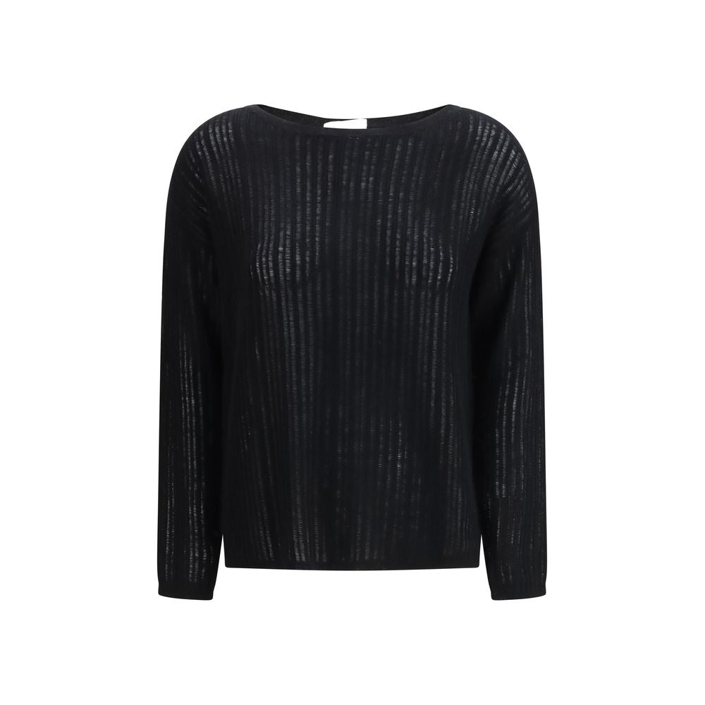 Black Cashmere Sweater - ventzia