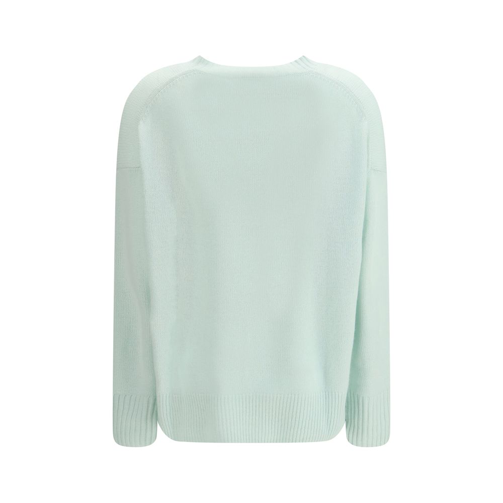 Blue Cashmere Sweater - ventzia