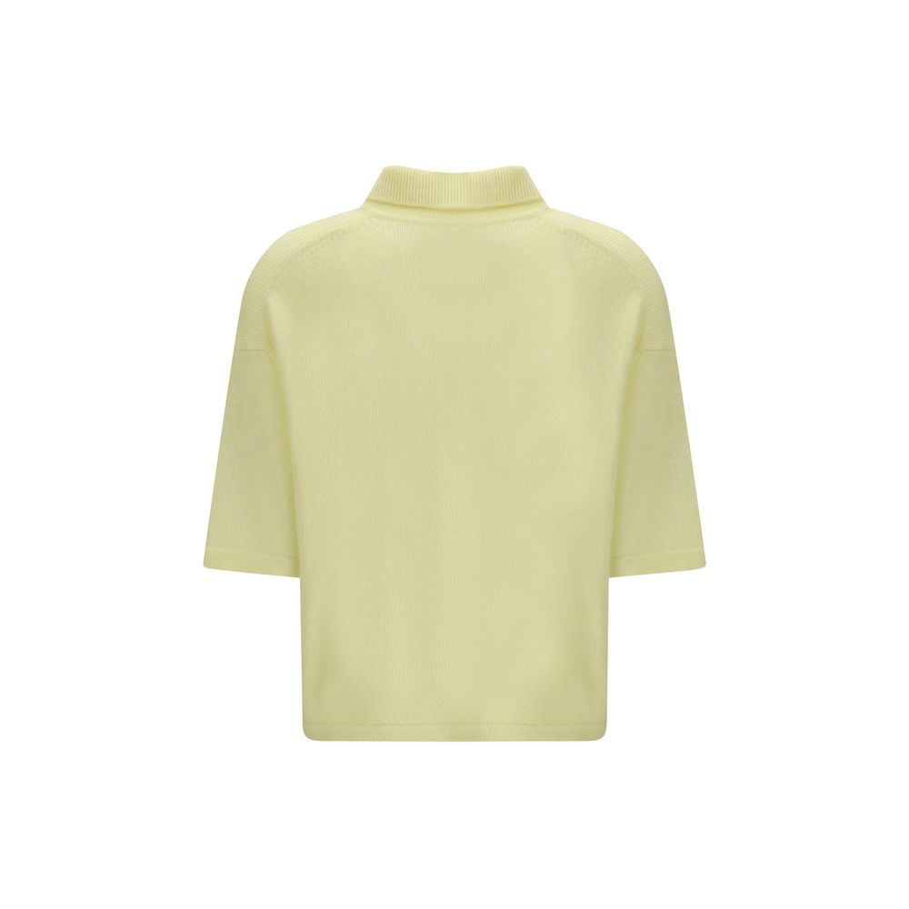 Bicolor Cashmere Polo Shirt - ventzia