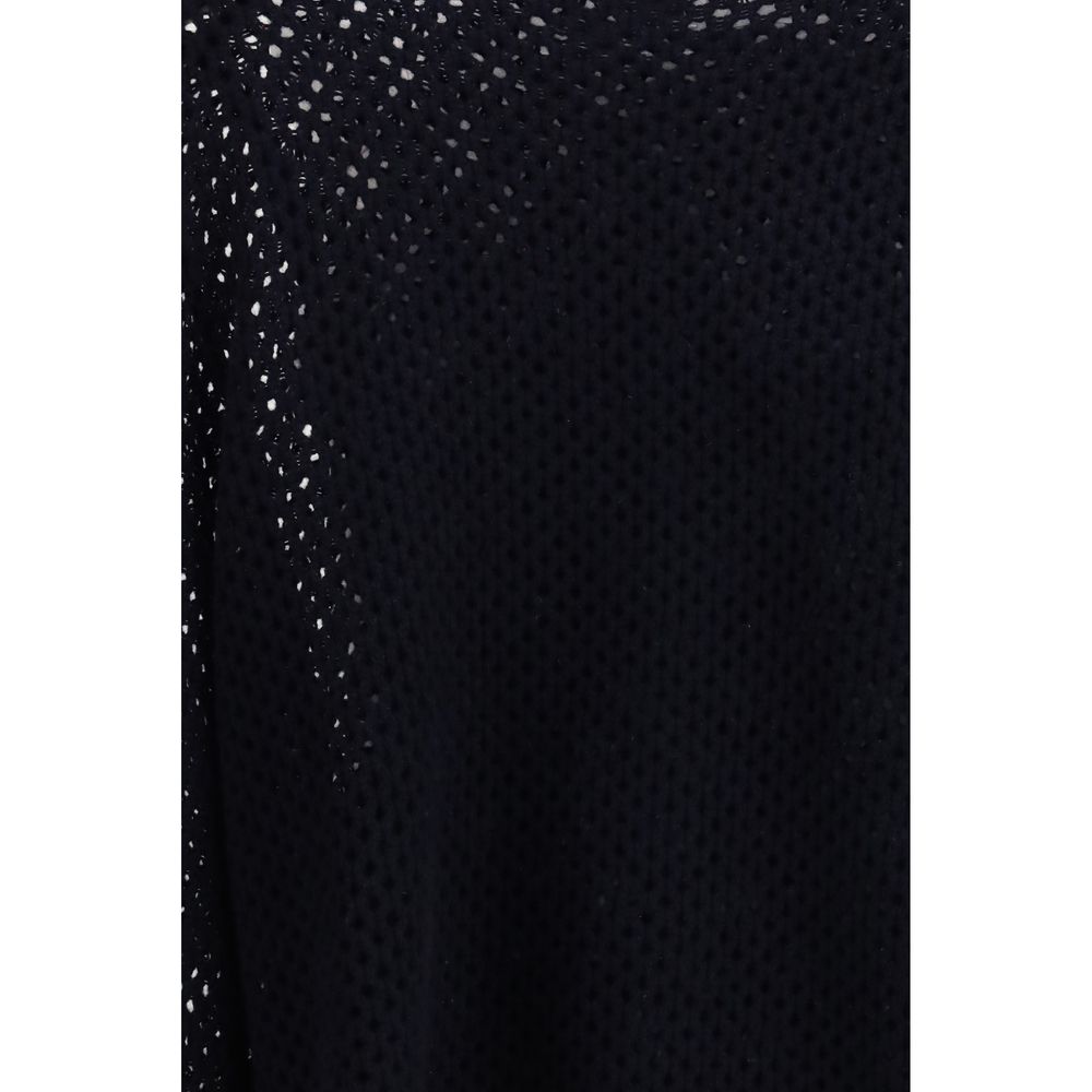 Blue Fleece Wool Sweatshirt - ventzia