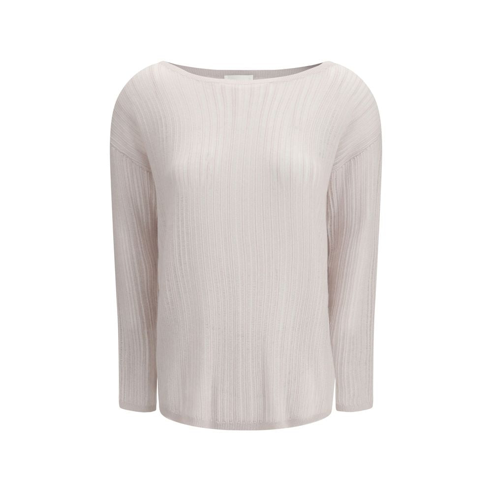 White Cashmere Sweater - ventzia