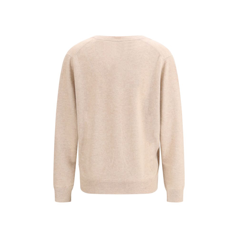Beige Cashmere Cardigan - ventzia
