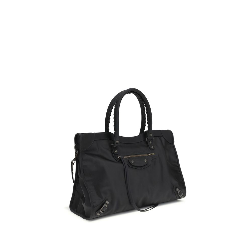 Black Polyamide Handbag - ventzia