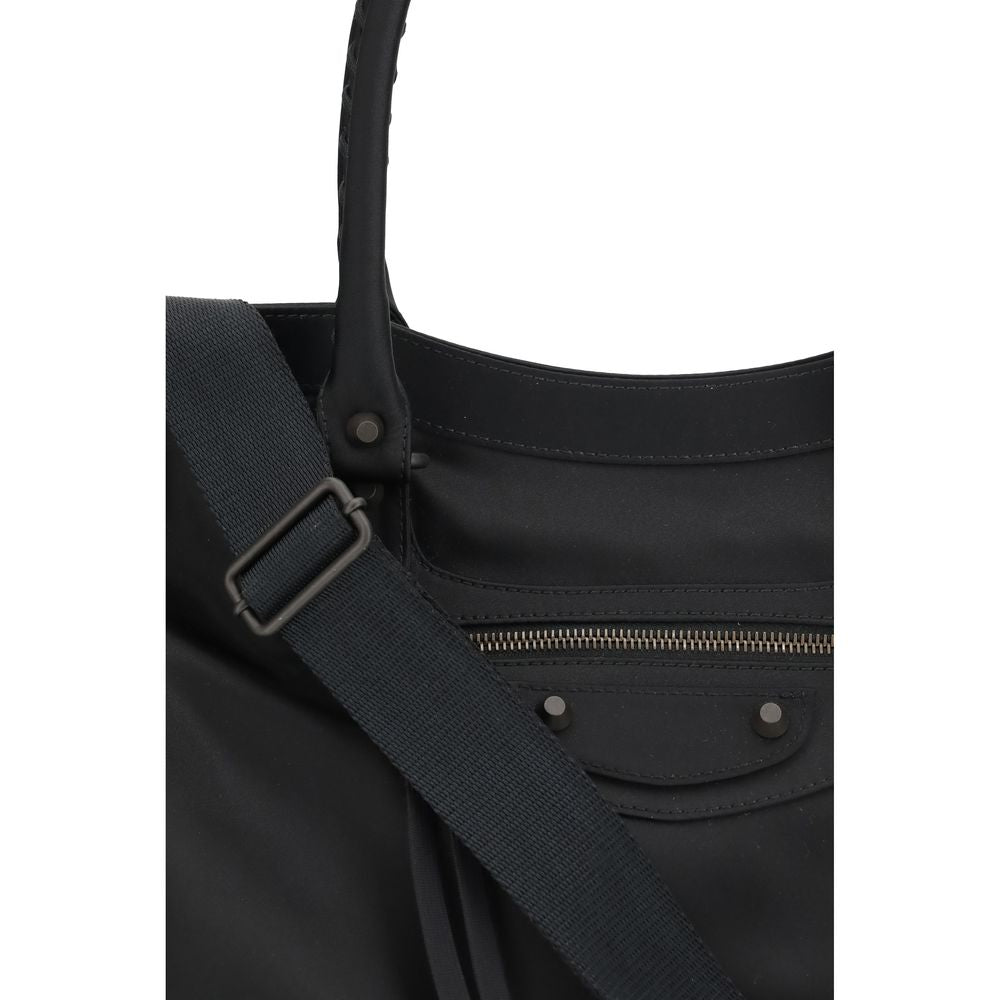 Black Polyamide Handbag - ventzia