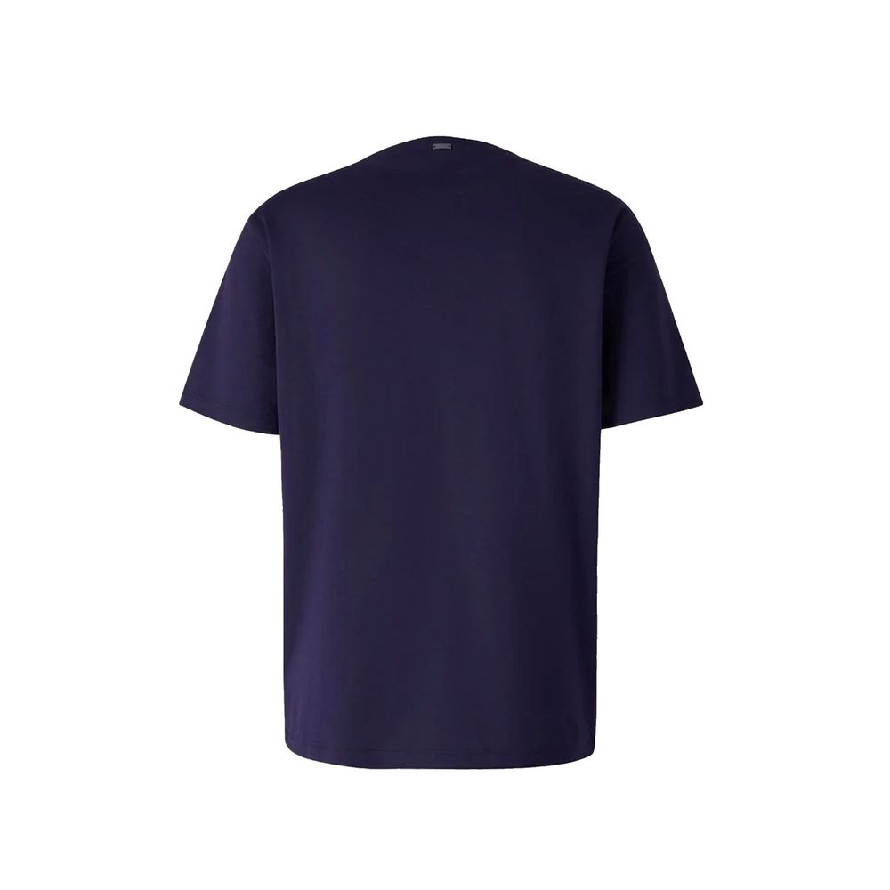 Blue Cotton T-Shirt - ventzia