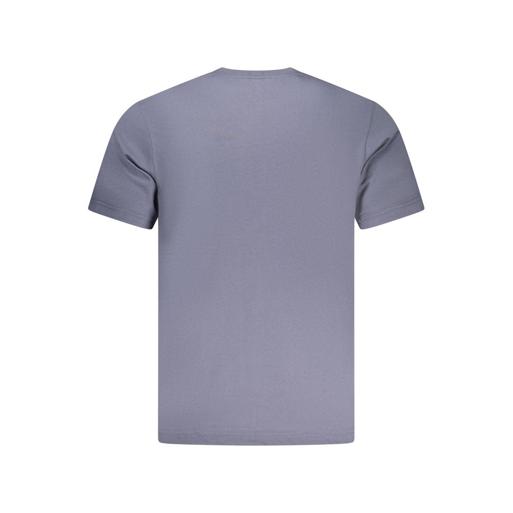 Blue Cotton Men T-Shirt - ventzia