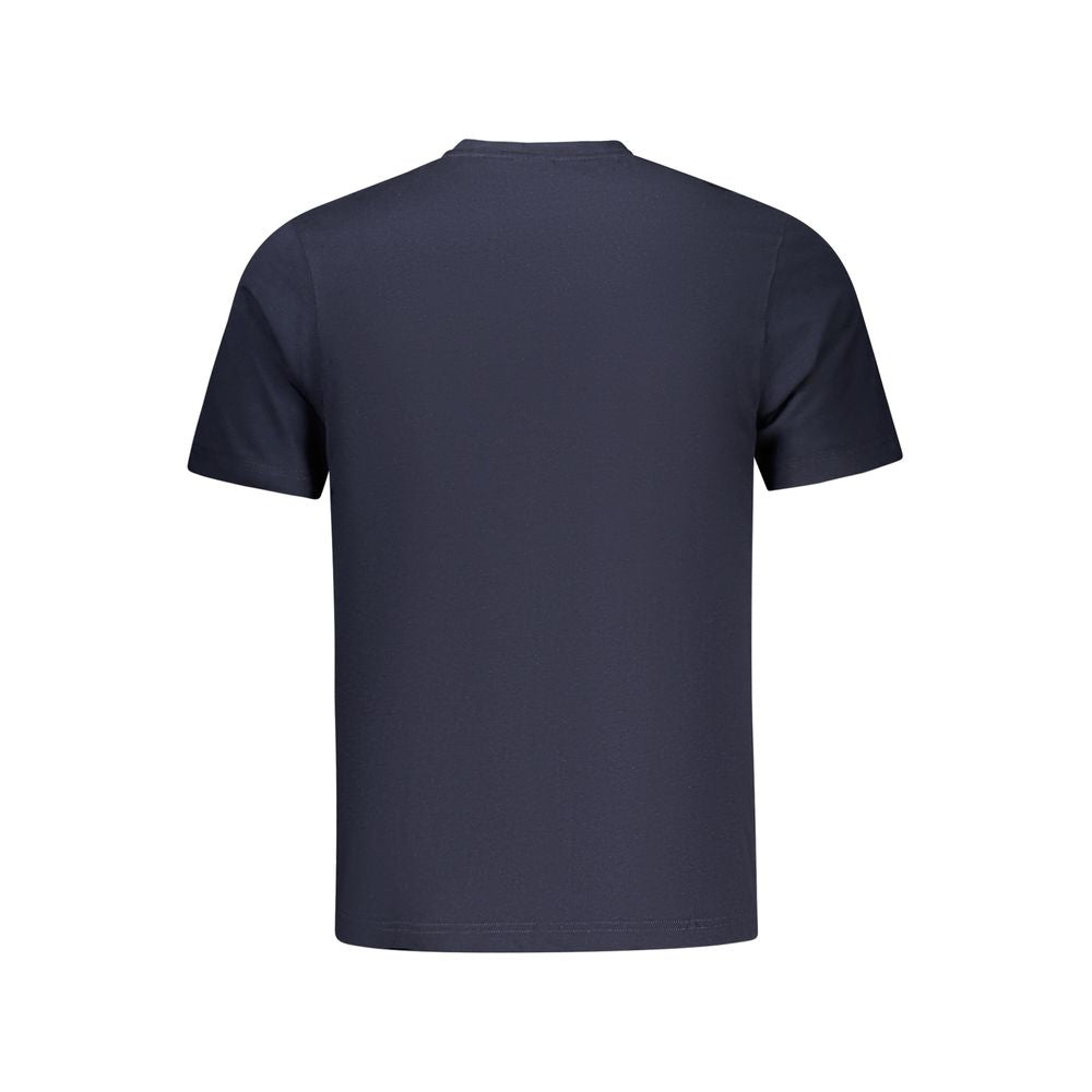 Blue Cotton Men T-Shirt - ventzia