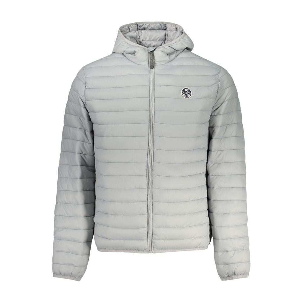 Grigio Poliammide Men's Jacket - ventzia
