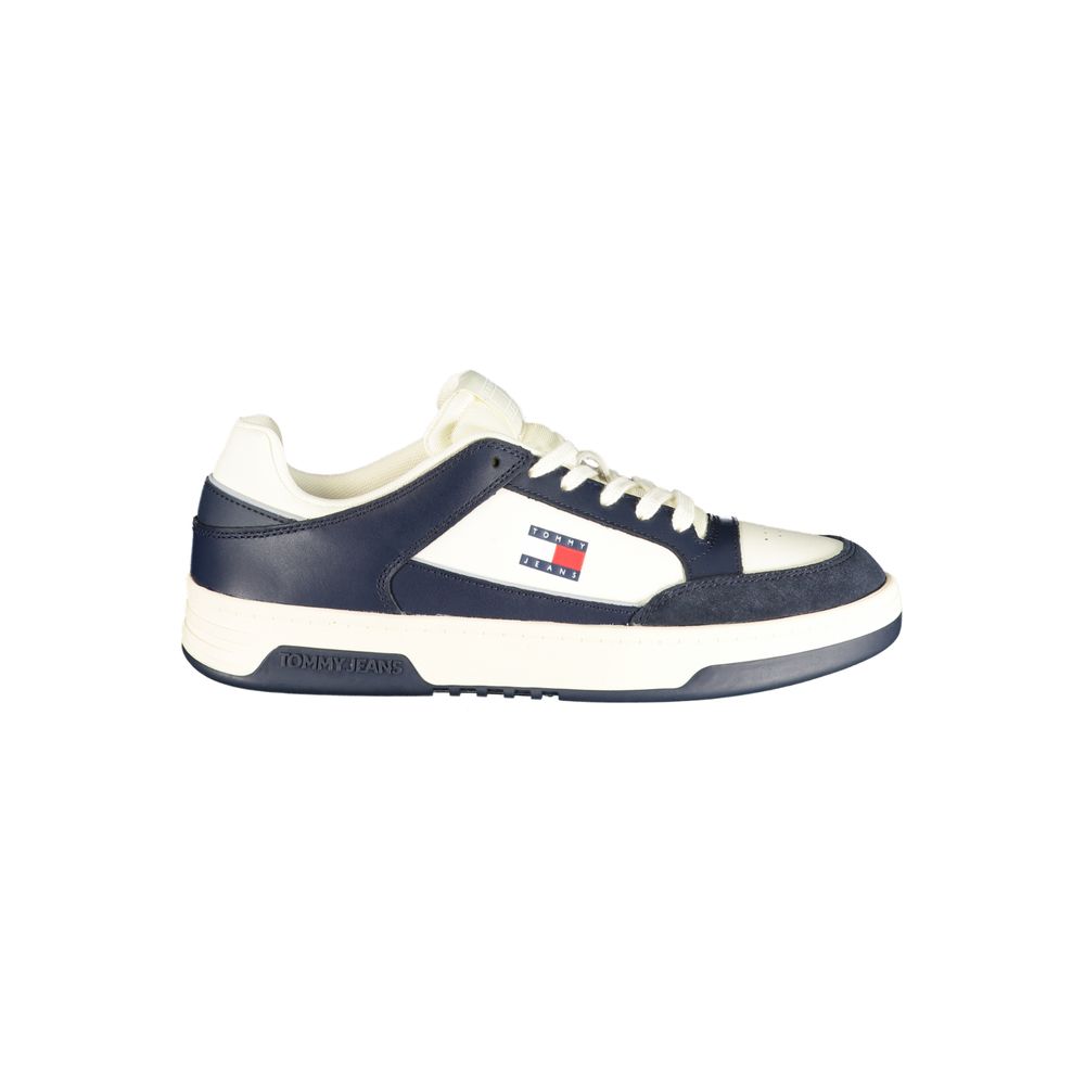 Bianco Polyurethane Men Sneaker - ventzia