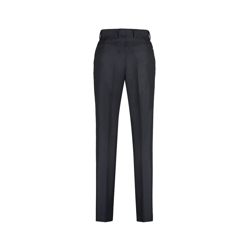 Blue Mohair Dress Pants - ventzia