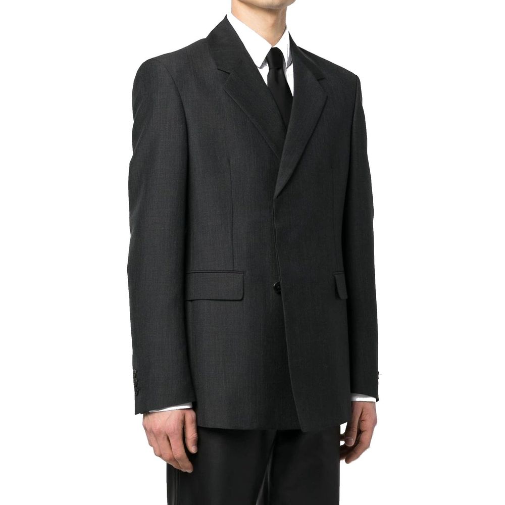 Gray Wool Coat - ventzia